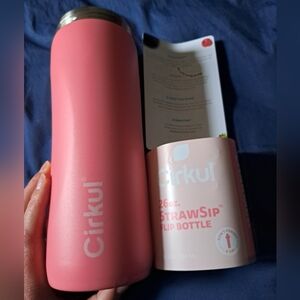 Cirkul Pink StrawSip Flip Bottle